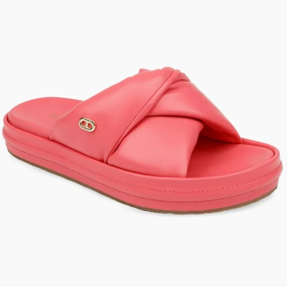 Dee Ocleppo Milan Leather Slides. Sz 7.5 NiB‎